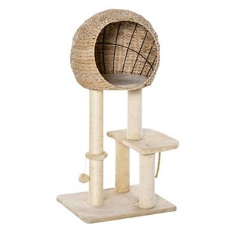 Cat Tower Activity Center W/ Ball Cushion Perch 19" L X 15.75" W X 39.25" H