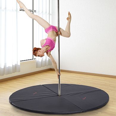Pole Dance Mat Foldable Yoga Exercise Safety Dancing Cushion Crash Padding 5ft x 2"