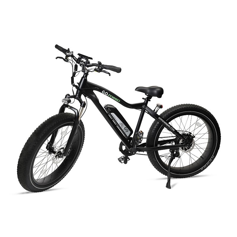 GoPowerBike GoSpeed Fat Tire Electric Bike, Black