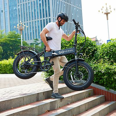 Goexpress foldable fat tire electric bike sale