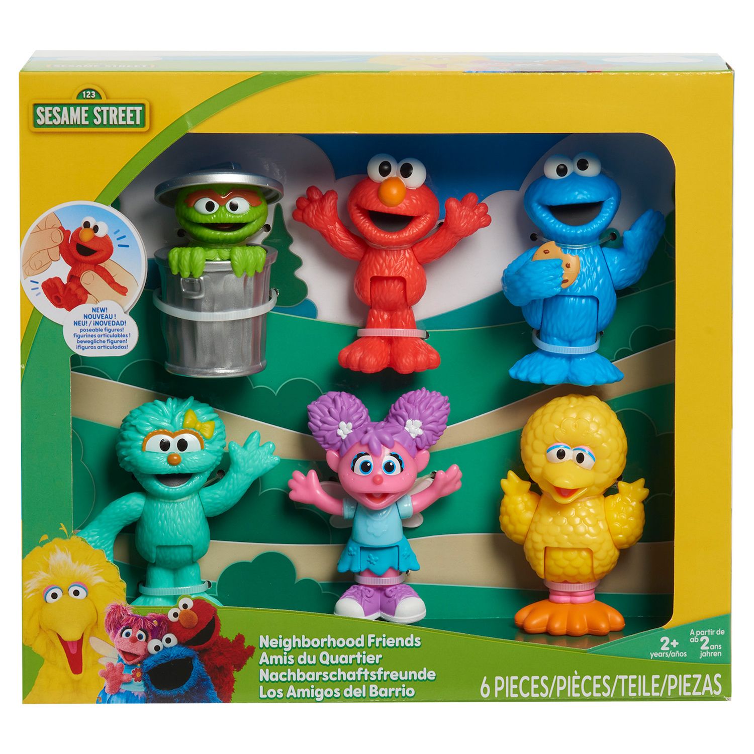Детские фигурки Just Play Sesame Street Neighborhood Friends Figurines — фото 2