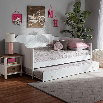 Baxton Studio Alya Daybed & Trundle