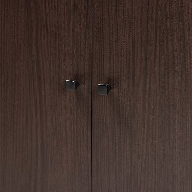 Baxton Studio Rossin Shoe Cabinet Floor Decor