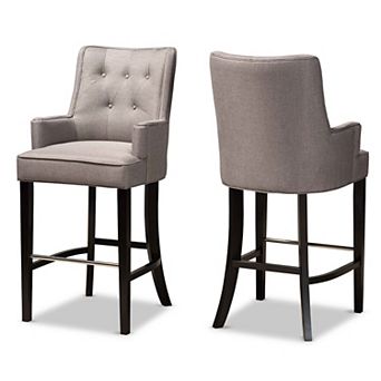Baxton Studio Aldon Bar Stool 2 pc Set