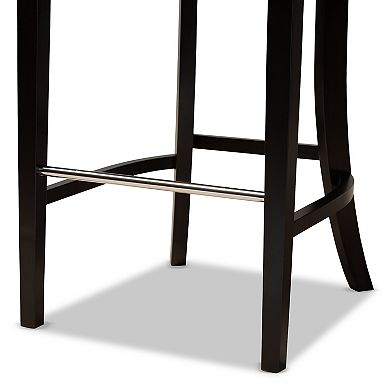 Baxton Studio Chloe Bar Stool 2-piece Set