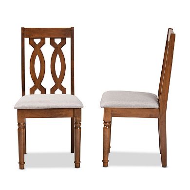 Baxton Studio Cherese Dining Chair 2-piece Set