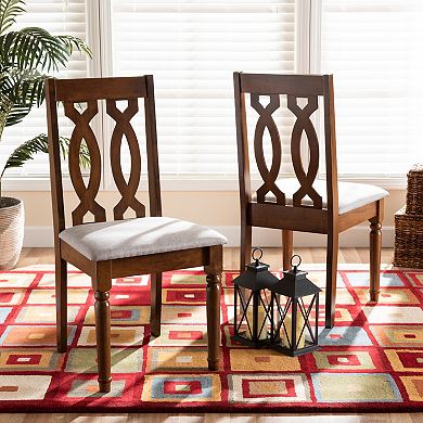 Baxton Studio Cherese Dining Chair 2-piece Set
