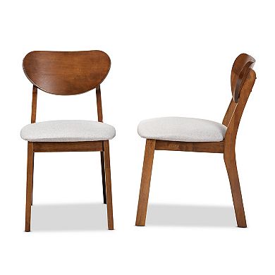 Baxton Studio Damara Dining Chair 2-piece Set