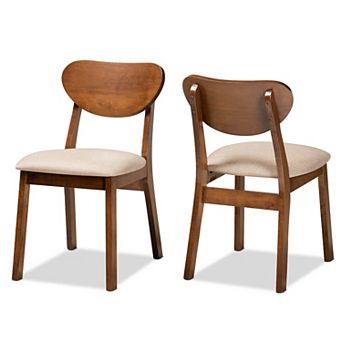 Baxton Studio Damara Dining Chair 2 pc Set