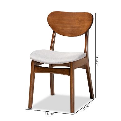 Baxton Studio Katya Dining Chair 2-piece Set