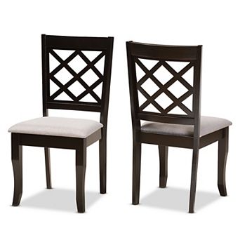 Baxton Studio Verner Dining Chair 2 pc Set