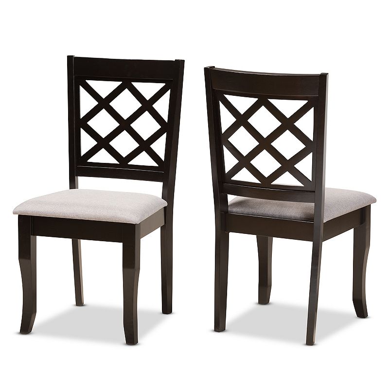 30092479 Baxton Studio Verner Dining Chair 2-piece Set, Gre sku 30092479