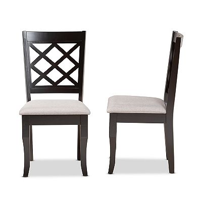Baxton Studio Verner Dining Chair 2-piece Set
