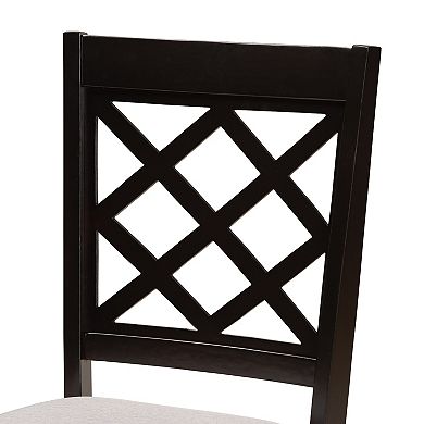 Baxton Studio Verner Dining Chair 2-piece Set