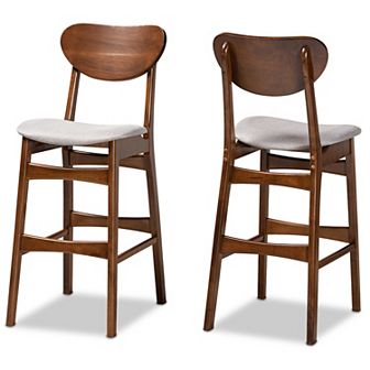 Baxton Studio Katya Bar Stool 2 pc Set
