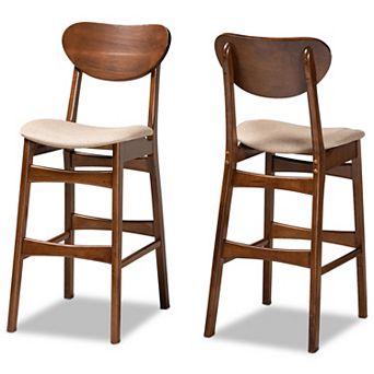 Baxton Studio Katya Bar Stool 2 pc Set