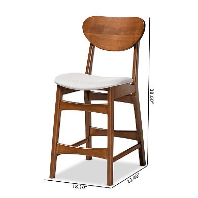 Baxton Studio Katya Counter Stool 2-piece Set