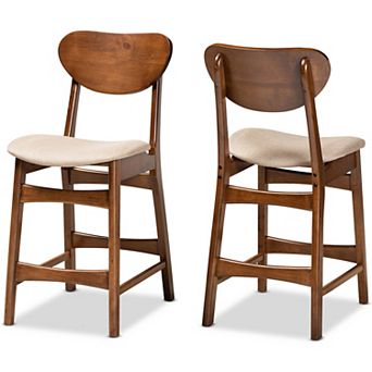 Baxton Studio Katya Counter Stool 2 pc Set
