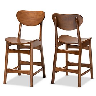 Baxton Studio Katya Counter Stool 2 pc Set