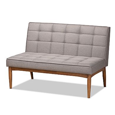 Baxton Studio Sanford Dining Table & Benches 4-piece Set