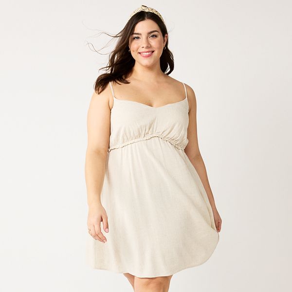 Kohls plus clearance size white dress