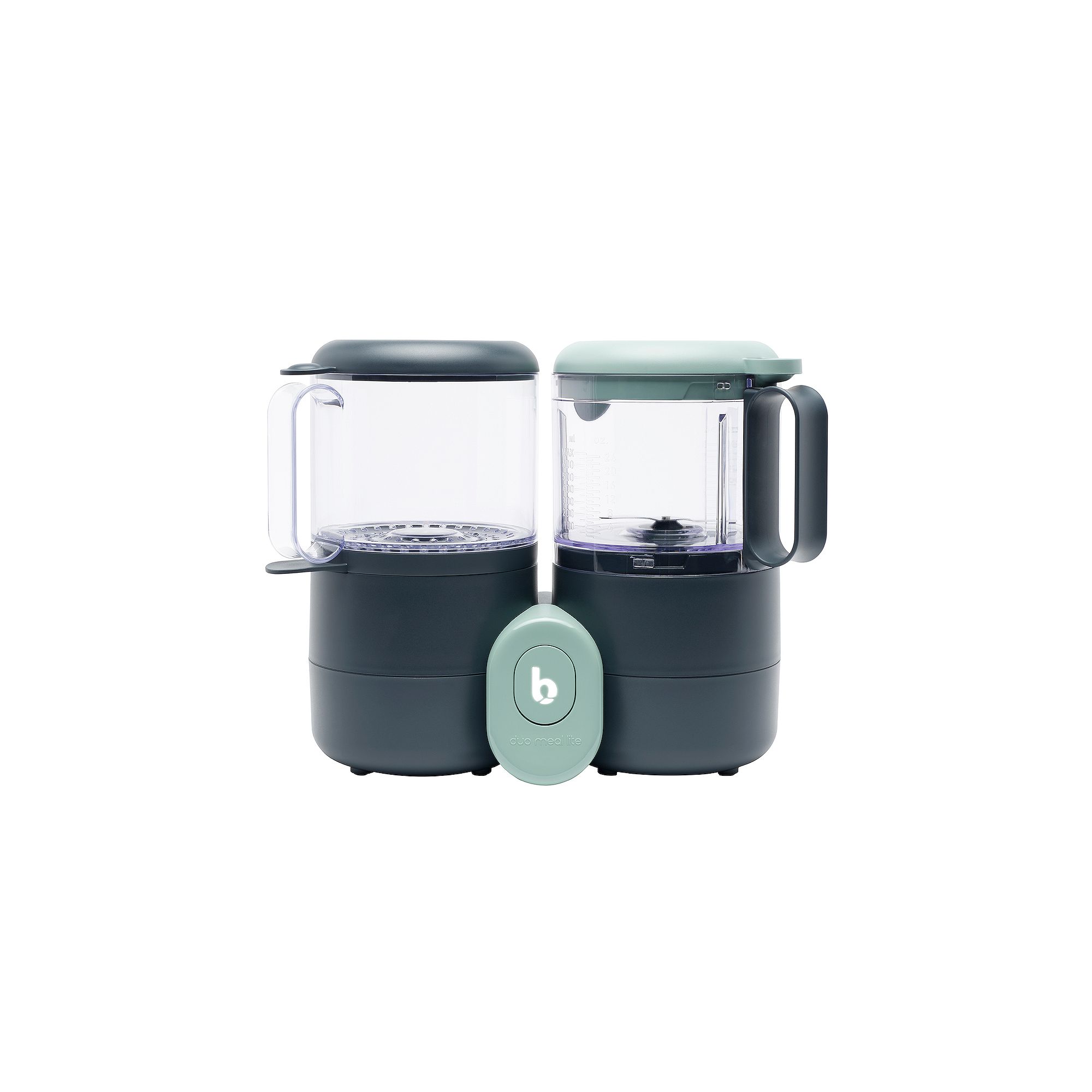 Babymoov Duo Meal Lite All in One Baby Food Maker, Gray-Green
