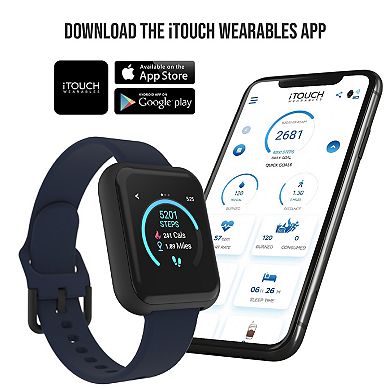 iTouch Air 3 Silicone Strap Smart Watch