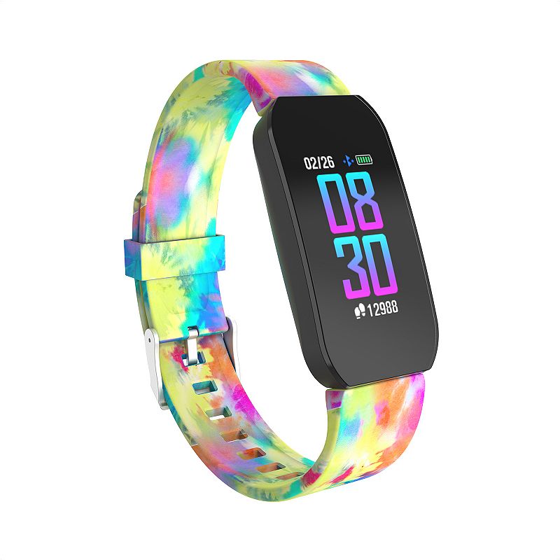 iTouch Active Tie Dye Silicone Strap Smart Watch, Multi
