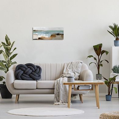Stupell Home Decor Ocean Wave Landscape Muddy Earth Tones