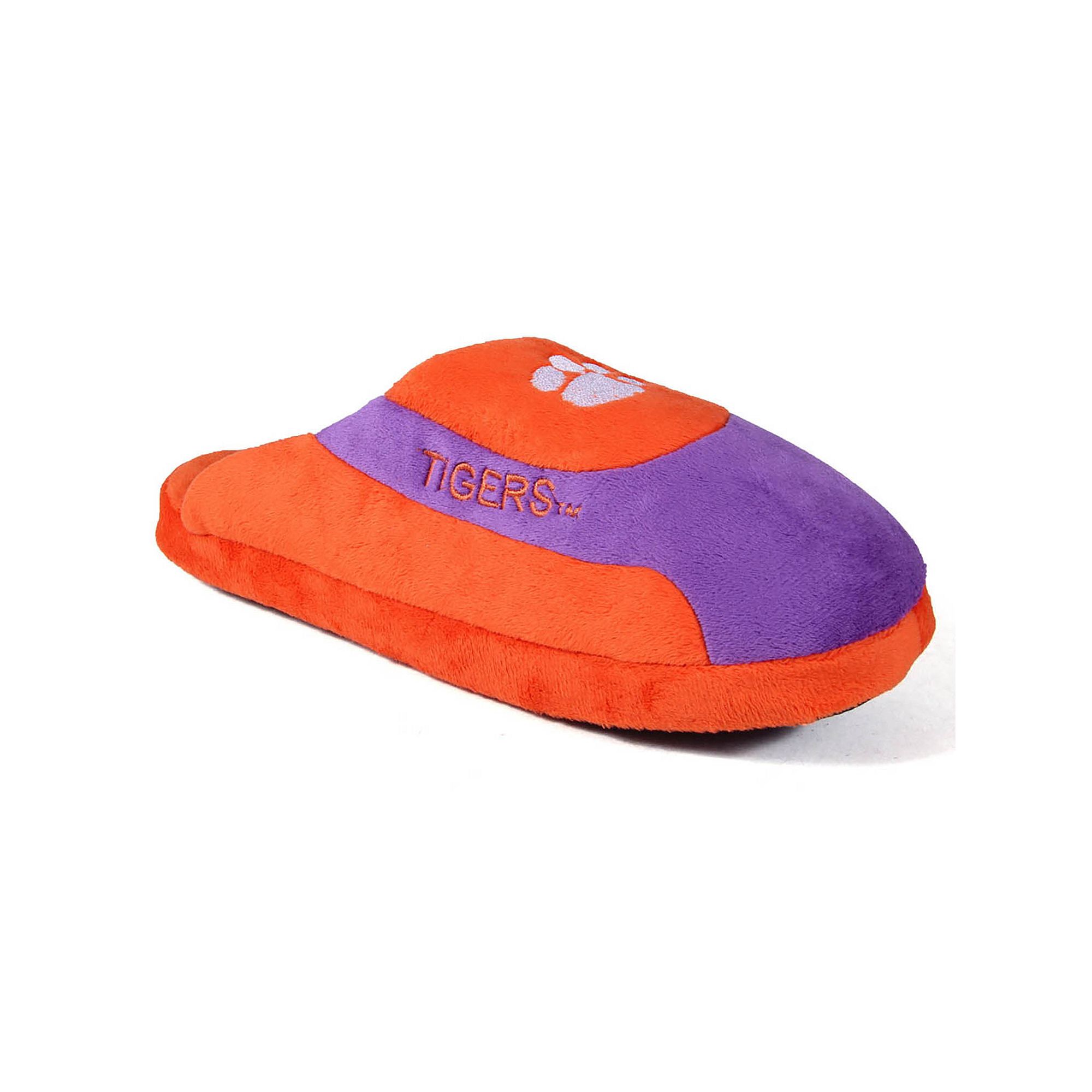Unisex Clemson Tigers Low Pro Stripe Slip On Slippers, Womens, Size: Large