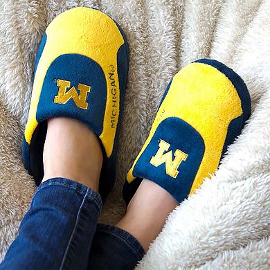 Unisex Michigan Wolverines Low Pro Stripe Slip-On Slippers