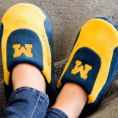 Unisex Michigan Wolverines Low Pro Stripe Slip-On Slippers