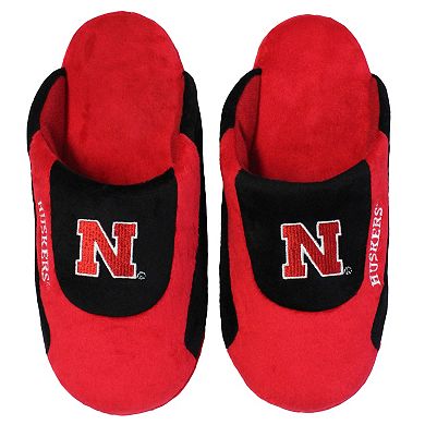 Unisex Nebraska Cornhuskers Low Pro Stripe Slip-On Slippers
