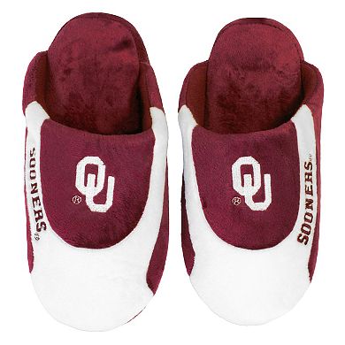 Unisex Oklahoma Sooners Low Pro Stripe Slip-On Slippers