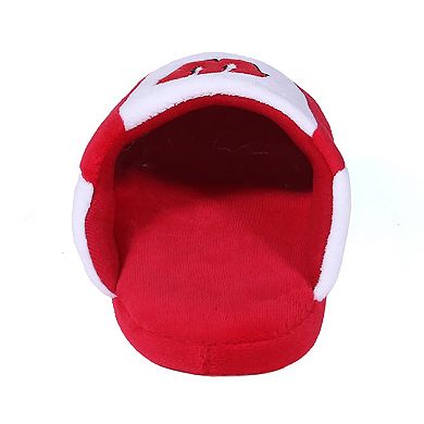 Unisex Wisconsin Badgers Low Pro Stripe Slip-On Slippers