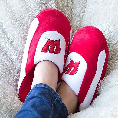 Unisex Wisconsin Badgers Low Pro Stripe Slip-On Slippers