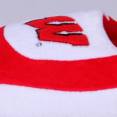 Unisex Wisconsin Badgers Low Pro Stripe Slip-On Slippers