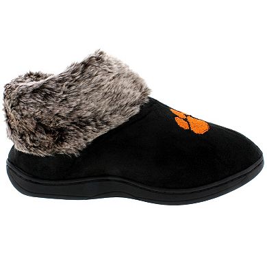 Clemson Tigers Women's Faux Fur Boot Slippers