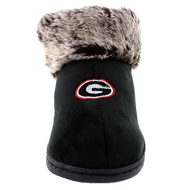 Georgia Bulldogs Women's Faux Fur Boot Slippers