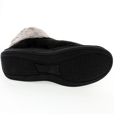 Michigan Wolverines Women's Faux-Fur Slippers