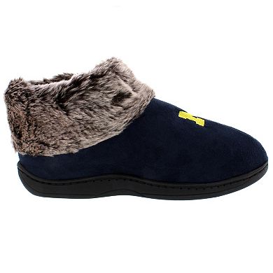 Michigan Wolverines Women's Faux-Fur Slippers