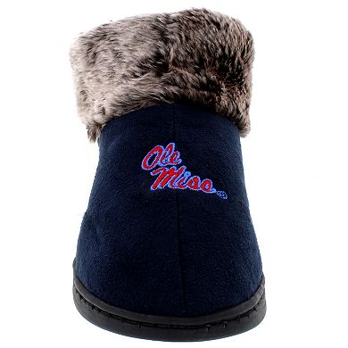 Mississippi Rebels Faux-Fur Slippers