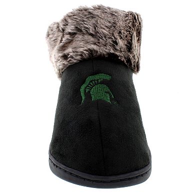 Michigan State Spartans Faux-Fur Slippers