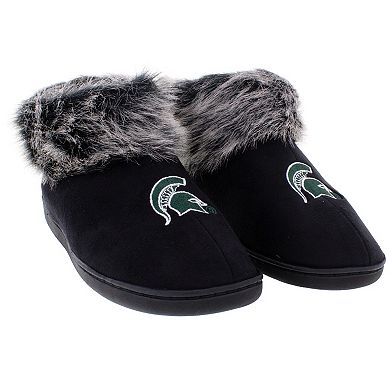 Michigan State Spartans Faux-Fur Slippers