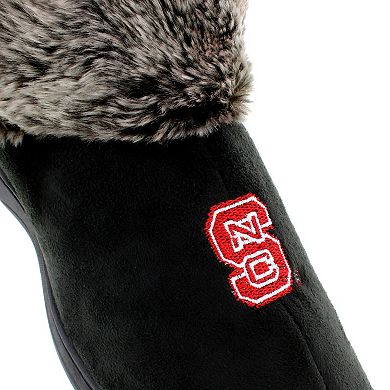 North Carolina State Wolfpack Faux-Fur Slippers