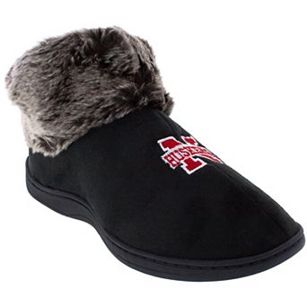 Nebraska Cornhuskers Faux-Fur Slippers