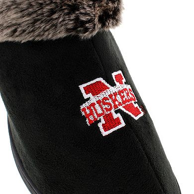 Nebraska Cornhuskers Faux-Fur Slippers
