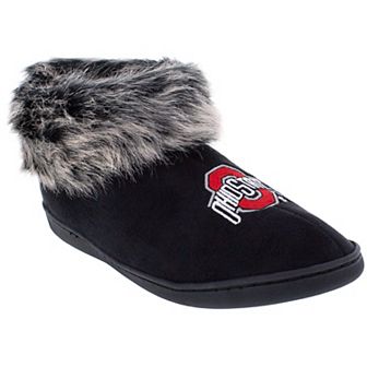 Ohio State Buckeyes Faux-Fur Slippers