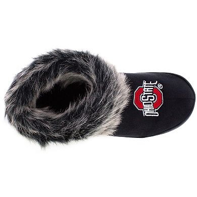 Ohio State Buckeyes Faux-Fur Slippers