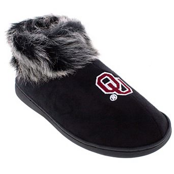Oklahoma Sooners Faux-Fur Slippers